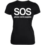 SOS Please Send Puppies Juniors Soft T Shirt