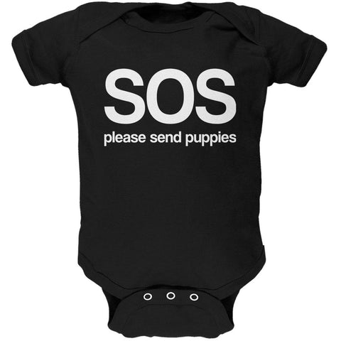 SOS Please Send Puppies Soft Baby One Piece