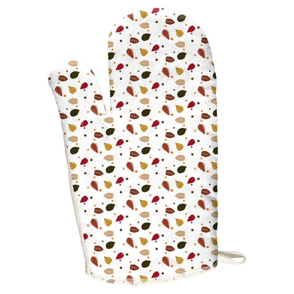 Kids Oven Mitt Autumn Leaves