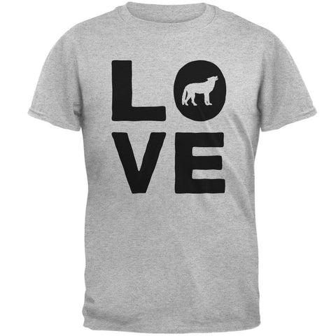 Autumn Wolf Love Mens T Shirt