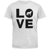 Autumn Wolf Love Mens T Shirt