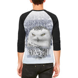 Always Be Yourself Unless Snowy Winter Owl Mens Raglan T Shirt