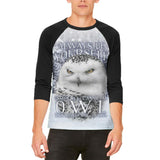 Always Be Yourself Unless Snowy Winter Owl Mens Raglan T Shirt