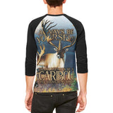 Always Be Yourself Caribou Reindeer Mens Raglan T Shirt