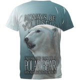 Always Be Yourself Unless Polar Bear All Over Mens T Shirt