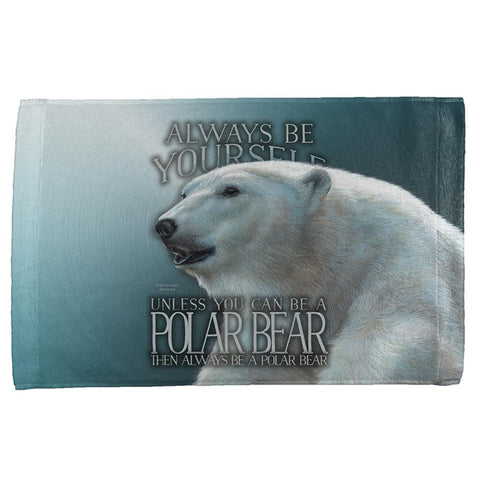 Always Be Yourself Unless Polar Bear All Over Hand Towel