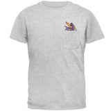 Purple Dragon RAWR Pocket Pet Mens Pocket T Shirt front view