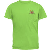 Green Dragon RAWR Pocket Pet Mens Pocket T Shirt