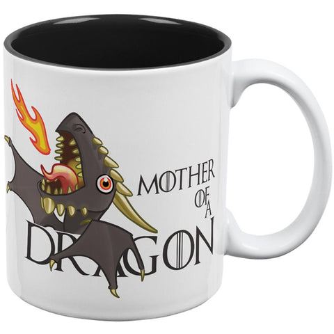 Mother of a Dragon Black All Over Coffee Mug