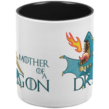 Mother of a Dragon Blue All Over Coffee Mug