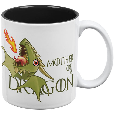Mother of a Dragon Green All Over Coffee Mug