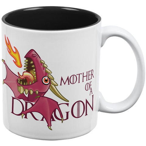 Mother of a Dragon Pink All Over Coffee Mug