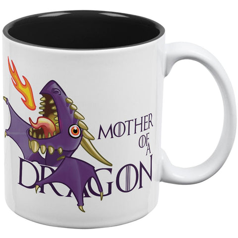 Mother of a Dragon Purple All Over Coffee Mug