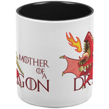 Mother of a Dragon Red All Over Coffee Mug
