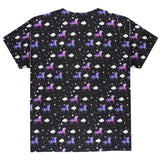 Galaxy Unicorn Pattern All Over Youth T Shirt