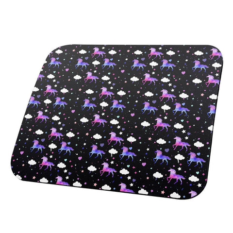 Galaxy Unicorn Pattern All Over Mouse Pad