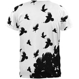 Crow Raven Flying Winter Autumn All Over Mens T Shirt
