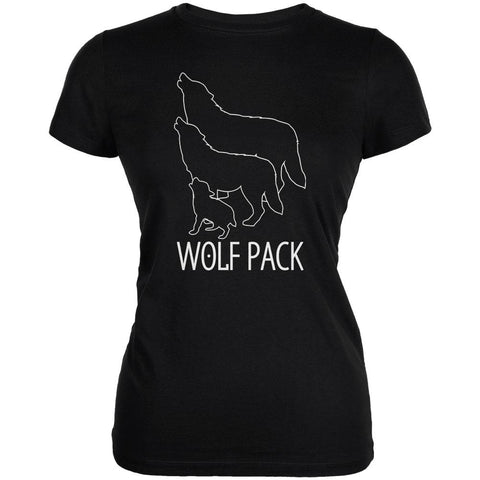 Wolf Pack Family Juniors Soft T Shirt