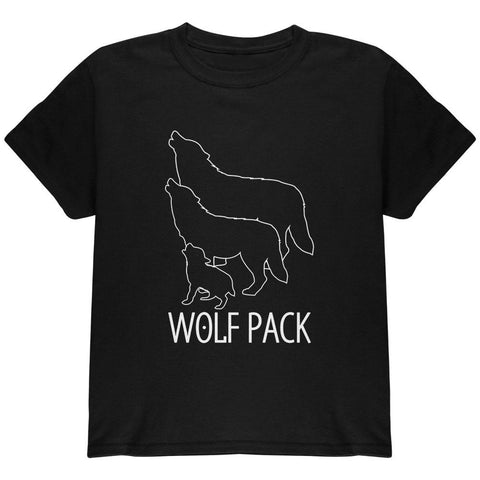 Wolf Pack Family Youth T Shirt