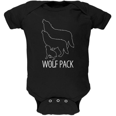 Wolf Pack Family Soft Baby One Piece