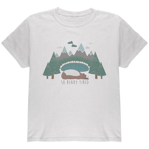 Autumn Bear Hibernation Mode Youth T Shirt