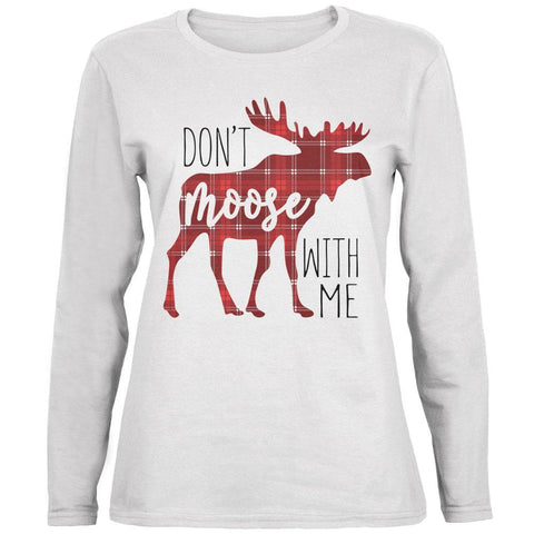 Autumn Don't Moose with Me Ladies' Relaxed Jersey Long-Sleeve Tee