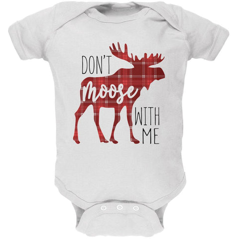 Autumn Don't Moose with Me Soft Baby One Piece