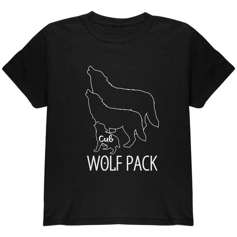 Wolf Pack Cub Baby Child Youth T Shirt