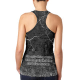 German Shepherds Live Forever Juniors Burnout Racerback Tank Top