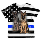 Thin Blue Line K9 Unit German Shepherd Live Forever All Over Toddler T Shirt