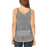 English Bulldog Live Forever Juniors Flowy Side Slit Tank Top