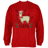 Christmas Fa La Llama Mens Sweatshirt