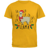 Christmas Fa La Llama Mens T Shirt