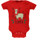 Christmas Fa La Llama Soft Baby One Piece