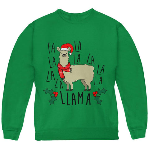 Christmas Fa La Llama Youth Sweatshirt