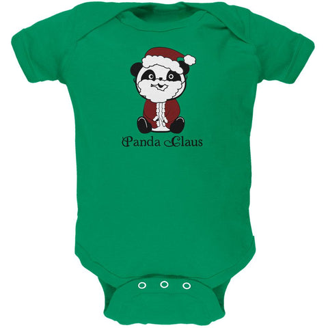 Christmas Panda Santa Claus Cute Soft Baby One Piece