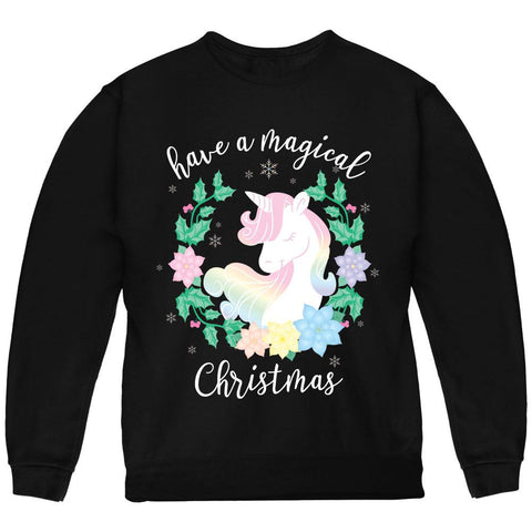 Have a Magical Christmas Unicorn Youth Sweatshirt