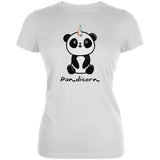 Pandicorn Panda Unicorn Juniors Soft T Shirt