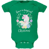 Have a Magical Christmas Unicorn Soft Baby One Piece