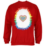 Halloween Rainbow Heart Unicorn Costume Pony Mens Sweatshirt