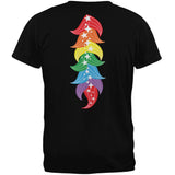 Halloween Rainbow Heart Unicorn Costume Pony Mens T Shirt