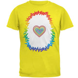 Halloween Rainbow Heart Unicorn Costume Pony Mens T Shirt