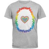 Halloween Rainbow Heart Unicorn Costume Pony Mens T Shirt