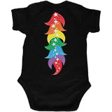 Halloween Rainbow Heart Unicorn Costume Pony Soft Baby One Piece