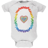 Halloween Rainbow Heart Unicorn Costume Pony Soft Baby One Piece