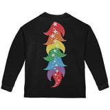 Halloween Rainbow Heart Unicorn Costume Pony Toddler Long Sleeve T Shirt