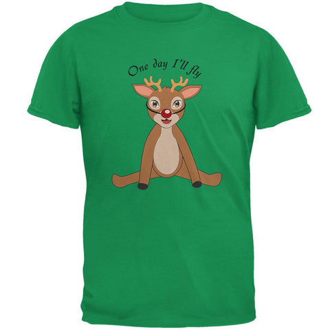 Christmas Baby Deer Fawn Mens T Shirt