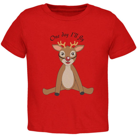 Christmas Baby Deer Fawn Toddler T Shirt