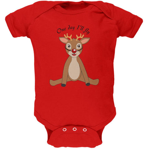 Christmas Baby Deer Fawn Soft Baby One Piece