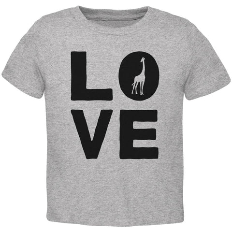 Giraffe Love Toddler T Shirt